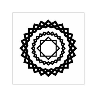 Carimbo Auto Entintado Ilustração em estrela