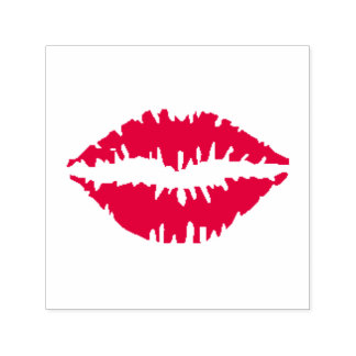 Carimbo Auto Entintado Impressão de lábios