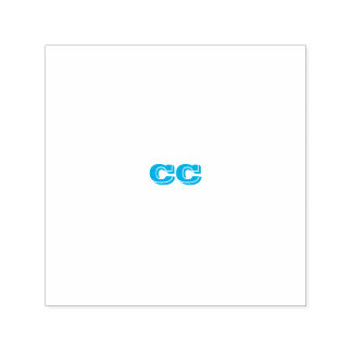 Carimbo Auto Entintado Iniciais da sua empresa para cartões de aperto de