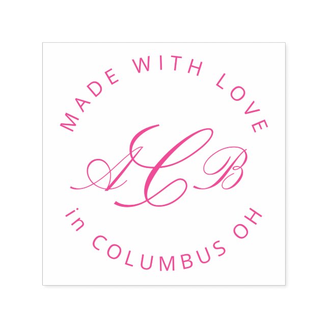 Carimbo Auto Entintado Iniciais do Criador Pequenas Empresas (Design)