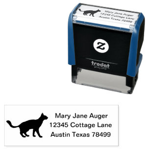 Carimbo Auto Entintado Javanese Cat Personalizado