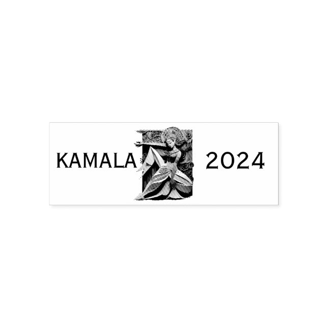 Carimbo Auto Entintado Kamala 2024 para o Presidente Thunder_Cove (Design)