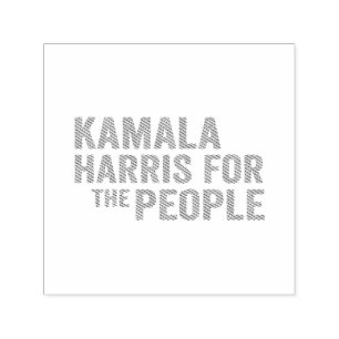Carimbo Auto Entintado Kamala Harris para os democratas eleitorais Pessoa