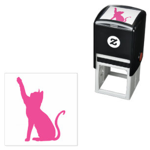 Carimbo Auto Entintado Kitty Cat