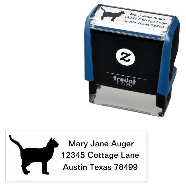 Carimbo Auto Entintado Korat Cat Personalizado (In Situ)