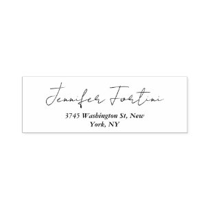 Carimbo Auto Entintado Laboratório Simples de Placa Branca e Preta Elegan