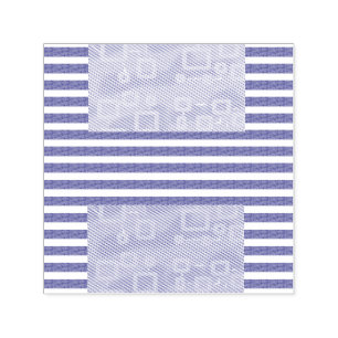 Carimbo Auto Entintado Legal faixas geométricas