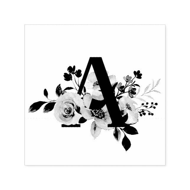 Carimbo Auto Entintado Letra A (Design)