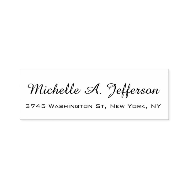 Carimbo Auto Entintado Letra clássica com manuscrito criativo branco de t (Design)