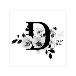 Carimbo Auto Entintado Letter D