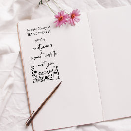 Carimbo Auto Entintado Livros para Bebê | Primeira Biblioteca do Bebê