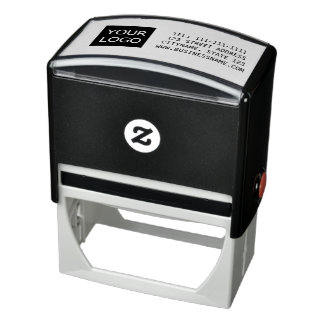 Carimbo Auto Entintado Logo Company Name Personalized Self-inking Stamp