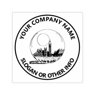 Carimbo Auto Entintado Logotipo comercial personalizado Londres