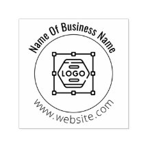 Logotipo de negócios redondo personalizado da sua 