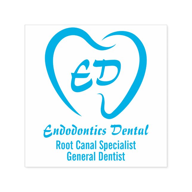 Carimbo Auto Entintado Logotipo de Odontologia (Design)