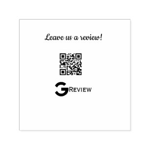 Carimbo Auto Entintado logotipo de revisão de negócios do Google Scan QR 