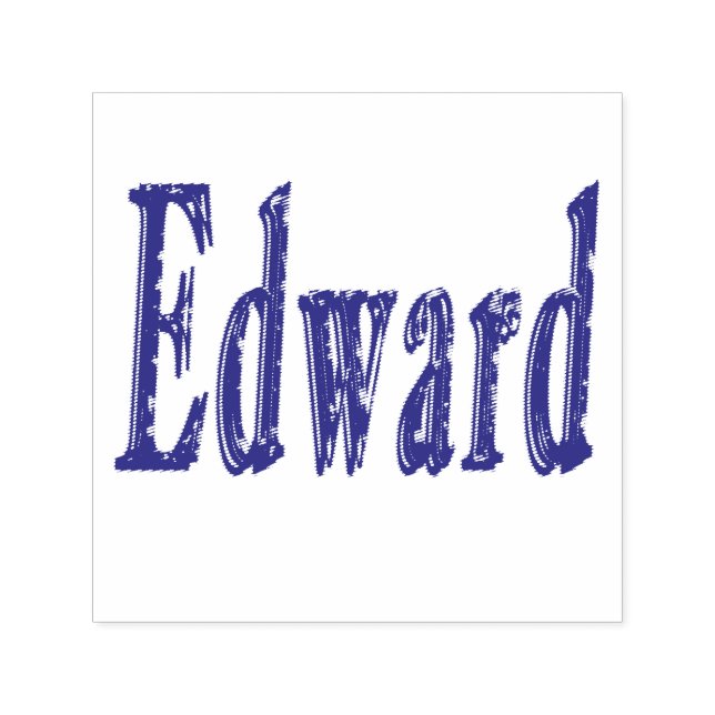 Carimbo Auto Entintado Logotipo do nome Edward (Design)