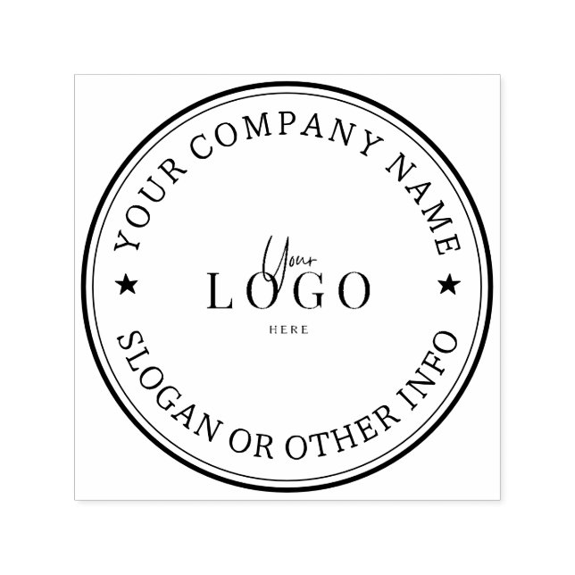 Carimbo Auto Entintado Logotipo Empresarial Personalizado (Design)