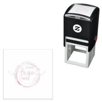 Carimbo Auto Entintado Logotipo Personalizável Da Empresa Ou Da Empresa A