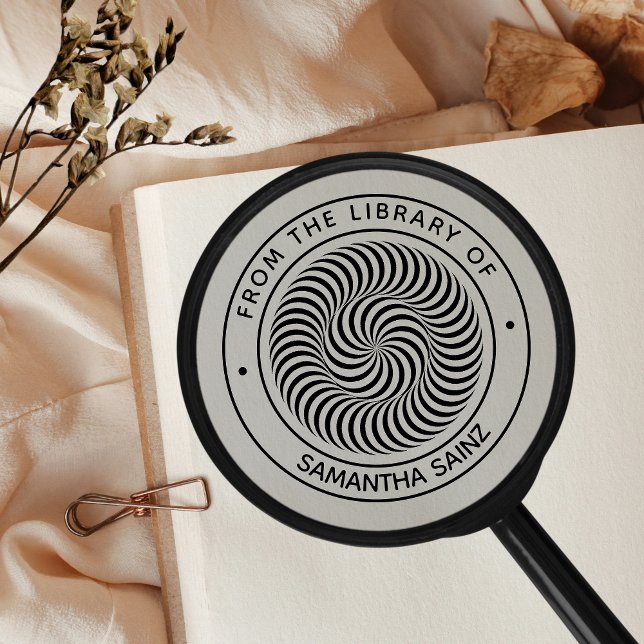 Carimbo Auto Entintado Lúcia Óptica da Biblioteca do Livro Ru (Criador carregado)