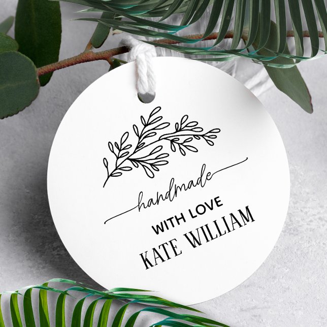 Carimbo Auto Entintado Manual Botânico por empresa (Criador carregado)