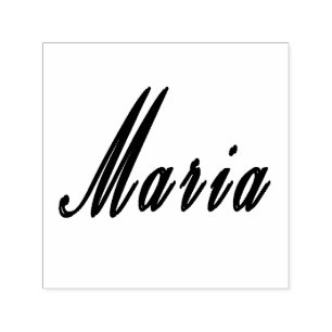 Carimbo Auto Entintado Maria, Logotipo De Nome Para Meninas Em A