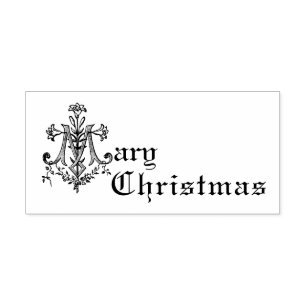 Carimbo Auto Entintado Maria Virgem Católica Maria Cruz de Natal