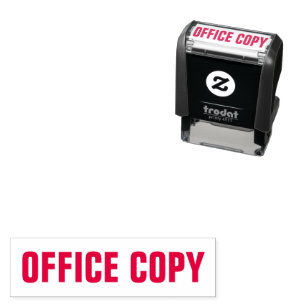 Carimbo Auto Entintado Material Comercial do Office Copy Pré-Inclinação V