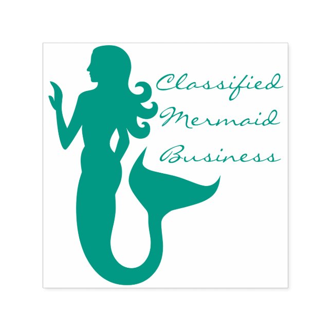 Carimbo Auto Entintado Mermaid Business Sea Girl (Design)