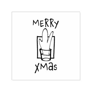 Carimbo Auto Entintado Merry Xmas Shots