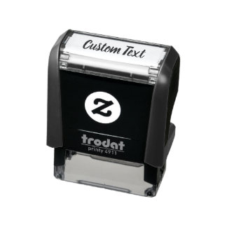 Carimbo Auto Entintado Modelo de Script de Texto Personalizado Simples