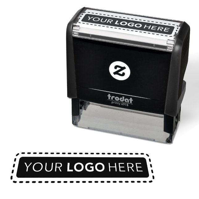 Carimbo Auto Entintado Modern Company Logo - Custom Sellf-Inking Stamp (Criador carregado)