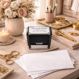 Carimbo Auto Entintado Modern Logo Script  