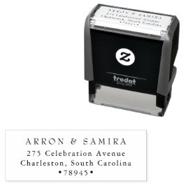 Carimbo Auto Entintado Modern Simple Return Address Self-inking Stamp