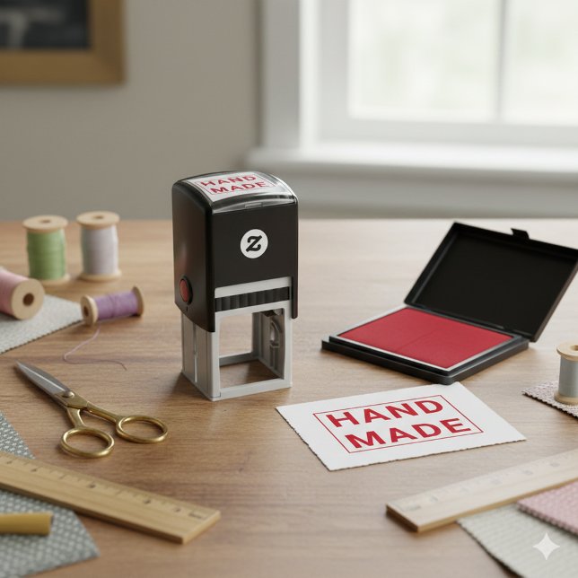 Carimbo Auto Entintado Modern Stylish Handmade Professional (Modern Stylish Handmade Professional Self-inking Stamp)