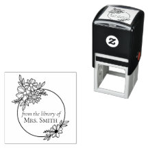 Moldura Floral Da Biblioteca De