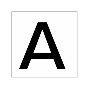Carimbo Auto Entintado Monograma adicionar letra alfabeto alfabeto simple