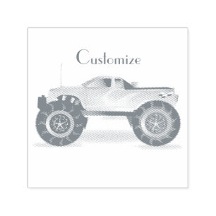 Carimbo Auto Entintado Monster Truck Thunder_Cove