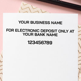 CARIMBO AUTO ENTINTADO MONTANTE ELETRÔNICO DE DEPÓSITO MODERNO