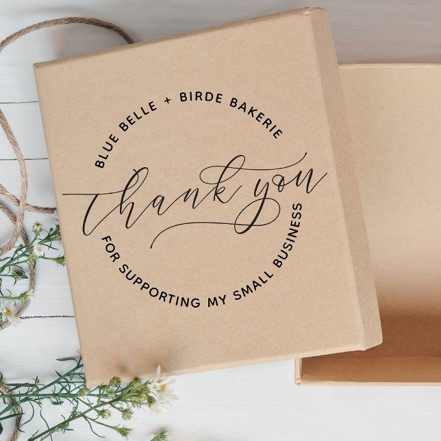 Carimbo Auto Entintado Muito Obrigado, Manuscrito De Baquaria (Criador carregado)