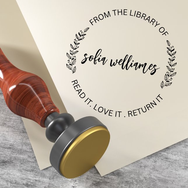 Carimbo Auto Entintado Na Biblioteca Do Nome Do Professor Personalizado (Criador carregado)