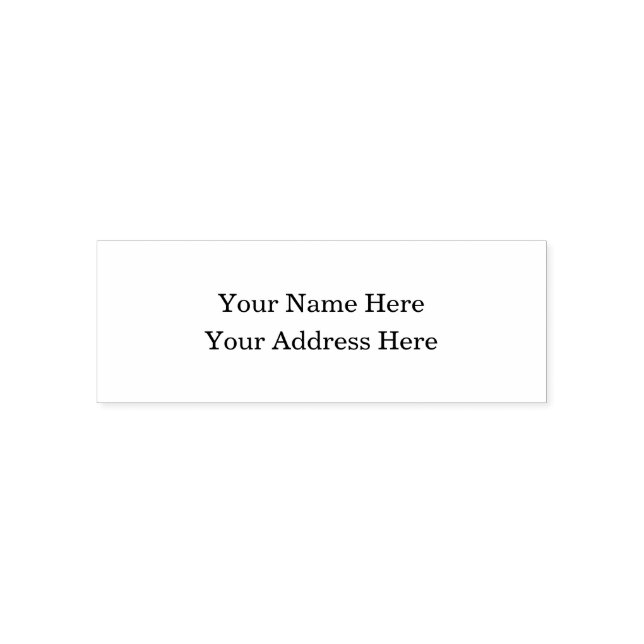 Carimbo Auto Entintado Na moda personalizado elegante personalizado simpl (Design)