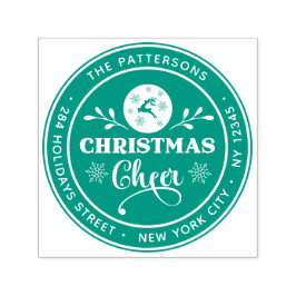 Carimbo Auto Entintado Natal Chee Winter Personal Return Address