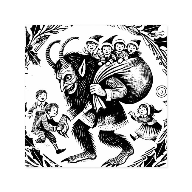 Carimbo Auto Entintado Natal do Krampus (Design)