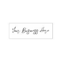 Negócios Personalizados de Script Elegante Moderno