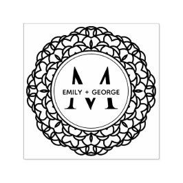 CARIMBO AUTO ENTINTADO NOME DA FAMÍLIA DE MONOGRAMA PERSONALIZADA DO CLÁS