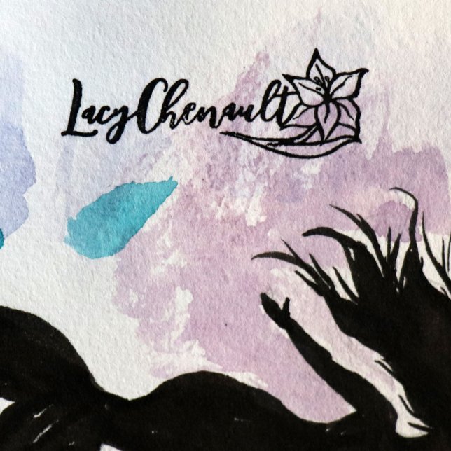 Carimbo Auto Entintado Nome da flor (Criador carregado)