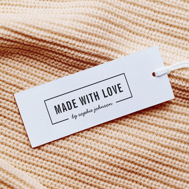 Carimbo Auto Entintado Nome de Bold & Script Moderno Bordado Fabricado co (Criador carregado)