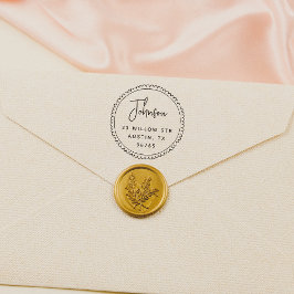 Carimbo Auto Entintado Nome do Script do Quadro de Portas Whimsical Ender