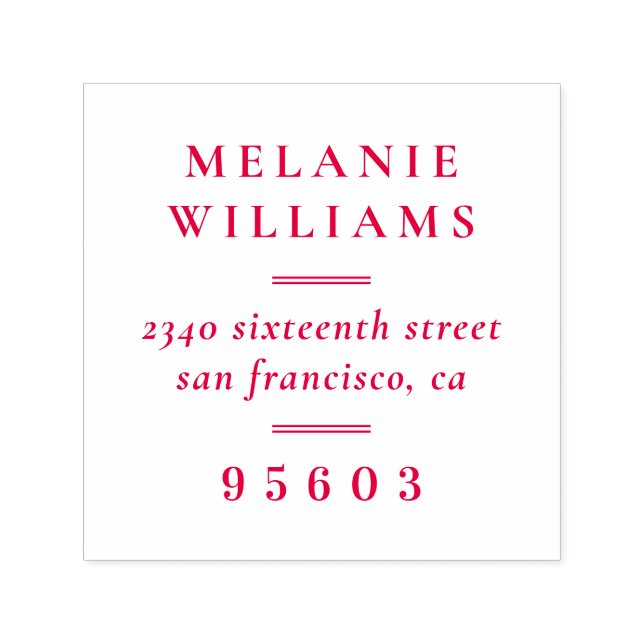 Carimbo Auto Entintado Nome Formal Endereço de Devolução (Design)